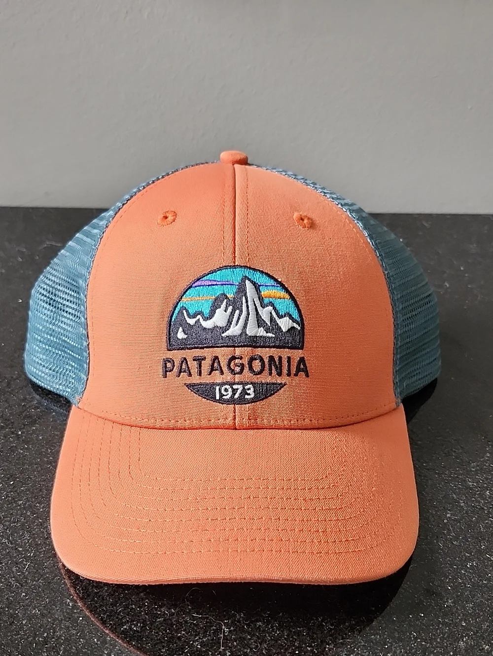 Patagonia Sunset Mountain Patch Mesh Trucker Hat